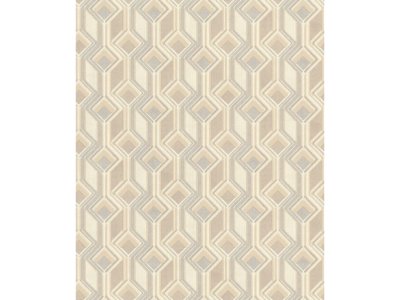 Vliesová tapeta béžová, šedá - geometrická, retro 746518 / Tapety na zeď Indian style (0,53 x 10,05 m) Rasch