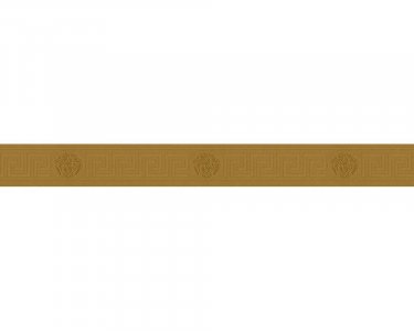 Luxusní vliesová bordura tapeta 93526-2 geometrická zlatá / Bordury tapety na zeď 935262 Versace 3 (0,05 x 10,05 m) A.S.Création