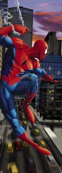 Fototapety 1dílné Komar / fototapeta 1dílná na zeď Marvel Spiderman NYC 1-437 (73 x 202 cm)