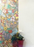 Samolepicí tapeta benátská zahrada, transparent - vitráž, 45 x 200 cm - značkové samolepící tapety d-c-fix