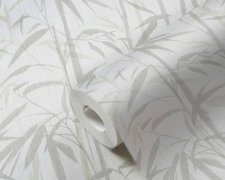 Vliesová tapeta bambus v kombinaci béžové a krémové barvy, přírodní motiv - vliesová tapeta od A.S.Création