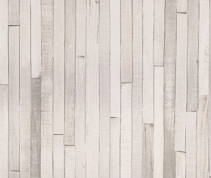 Papírová tapeta 280401 dřevěná prkna šedobéžová / Tapety na zeď Woods Bricks (0,53 x 10,05 m) Rasch