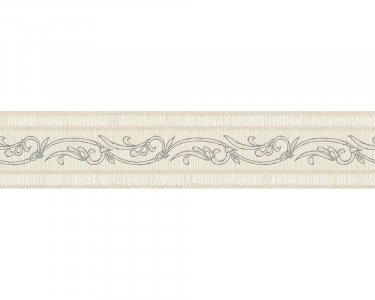Samolepící tapetová bordura Ornamenty s metalickým efektem 263513 / tapetové bordury na zeď 2635-13 (0,17 x 5 m) A.S.Création