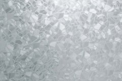 Statická dekorativní fólie na sklo Střepy, střípky, sklíčka - Splinter, zamezuje průhledu - vitráž, 45 x 150 cm - značkové adhezivní tapety d-c-fix