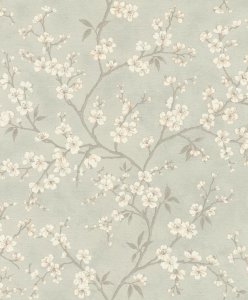 Vliesová tapeta drobné květy, šedá 456752 / Tapety na zeď Aldora IV (0,53 x 10,05 m) Rasch