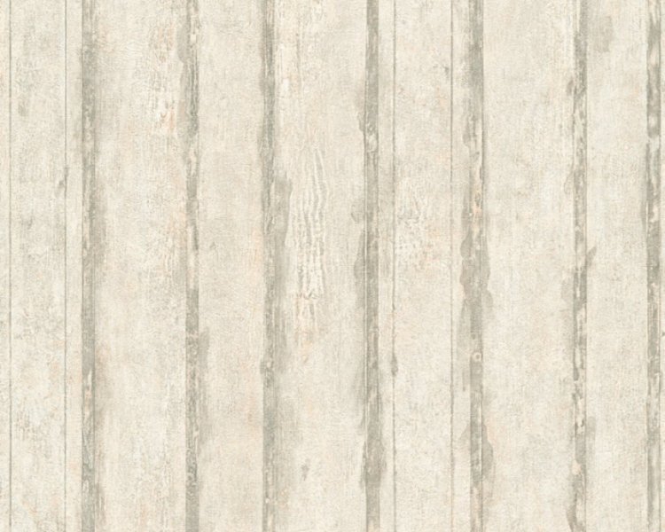 Vliesová tapeta vintage 32706-1 krémověšedá dřevěná prkna / Tapety na zeď 327061 Schöner Wohnen 9 (0,53 x 10,05 m) A.S.Création