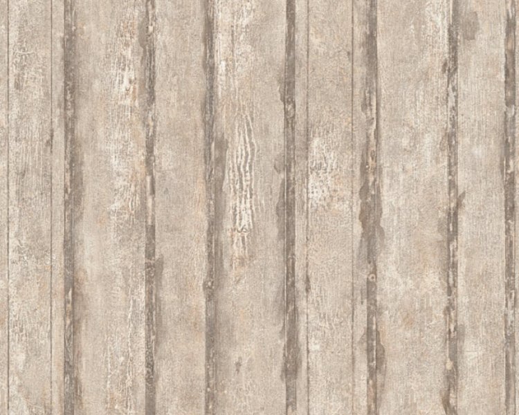 Vliesová tapeta vintage 32706-3 béžovošedá dřevěná prkna / Tapety na zeď 327063 Schöner Wohnen 9, Wood´n Stone 2 (0,53 x 10,05 m) A.S.Création