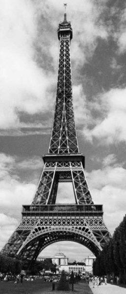 Fototapeta / Fototapety 1-dílné dveřní (86 x 200cm) Eiffel Tower 524 W+G