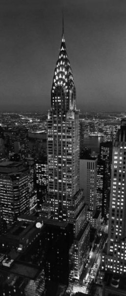 Fototapeta / Fototapety na stěnu (86 x 200cm) Chrysler Building 521 W+G