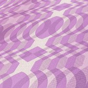 Vliesová tapeta retro, geometrická - fialová, bílá 395343 / Tapety na zeď 39534-3 retro Chic (0,53 x 10,05 m) A.S.Création