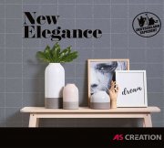 Páteří kolekce tapet „New Elegance“ jsou jemné vzory, přírodní textilní struktury a jemná grafika. Nabízí intenzivní i měkké barvy, které umocní každý efekt místnosti s nezbytnou elegancí. Ne moc, ne málo - prostě akorát.