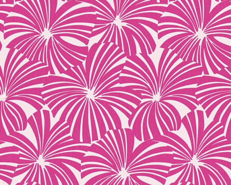 Vliesová tapeta 32759-4 Fuchsiové květy / Tapety na zeď 327594 Esprit 12 (0,53 x 10,05 m) A.S.Création