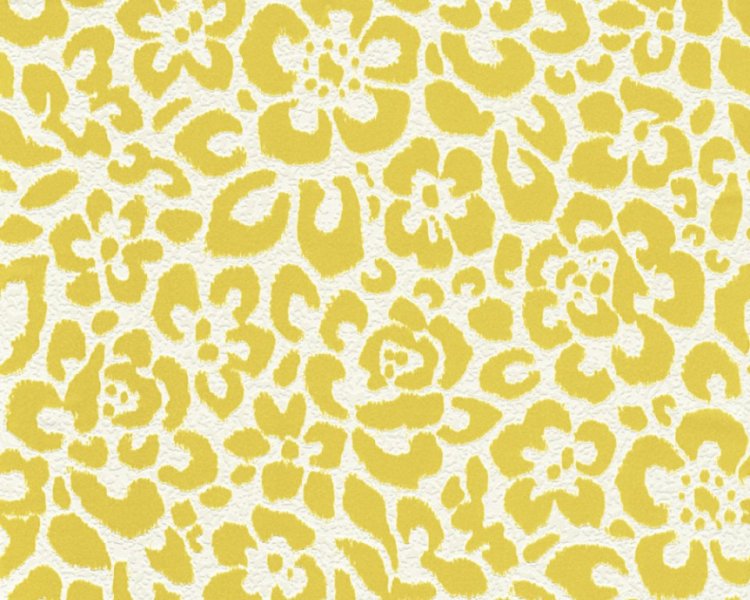 Vliesová tapeta 32758-1 žluté květy / Tapety na zeď 327581 Esprit 12 (0,53 x 10,05 m) A.S.Création