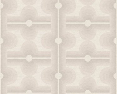 Vliesová tapeta retro, geometrická - béžová, krémová 395335 / Tapety na zeď 39533-5 Retro Chic (0,53 x 10,05 m) A.S.Création