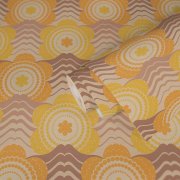 Vliesová tapeta retro, kytičky - žlutá, oranžová, béžová 395395 / Tapety na zeď 39539-5 retro Chic (0,53 x 10,05 m) A.S.Création