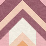 Vliesová tapeta retro, geometrická - růžová, oranžová 395311 / Tapety na zeď 39531-1 retro Chic (0,53 x 10,05 m) A.S.Création