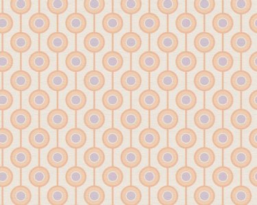 Vliesová tapeta retro, geometrická - fialová, oranžová 395375 / Tapety na zeď 39537-5 retro Chic (0,53 x 10,05 m) A.S.Création