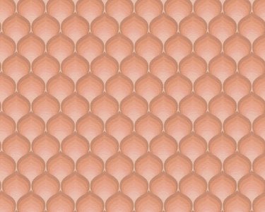 Vliesová tapeta retro, geometrická - růžová, červená 395385 / Tapety na zeď 39538-5 retro Chic (0,53 x 10,05 m) A.S.Création