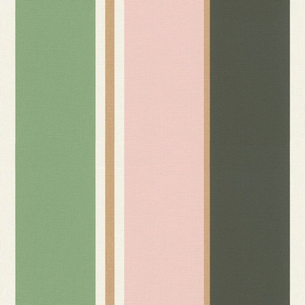 Vliesová tapeta 539028 barevné pruhy / Tapety na zeď Club Botanique (0,53 x 10,05 m) Rasch