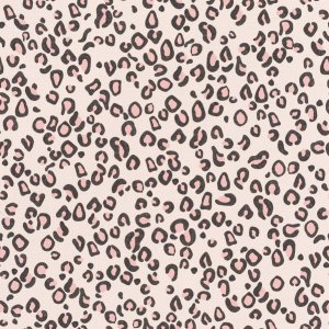 Vliesová tapeta 540239 růžová, leopardí vzor / Tapety na zeď Club Botanique (0,53 x 10,05 m) Rasch