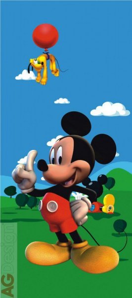 Fototapeta Mickey Mouse FTDNV-5407 / Fototapety pro děti Disney (90 x 202 cm) AG Design