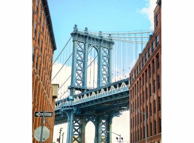 Vliesová fototapeta Most v Manhattanu 225 x 250 cm + lepidlo zdarma / MS-3-0012 vliesové fototapety na zeď DIMEX