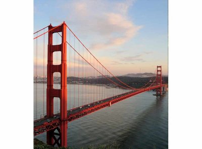 Vliesová fototapeta Most Golden Gate 225 x 250 cm + lepidlo zdarma / MS-3-0015 vliesové fototapety na zeď DIMEX