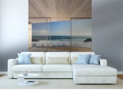 Obrazová tapeta Okno na pláž - vliesová fototapeta DIMEX LINE