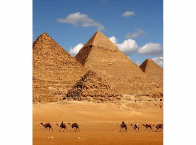 Vliesová fototapeta Egyptská pyramida 225 x 250 cm + lepidlo zdarma / MS-3-0051 vliesové fototapety na zeď DIMEX