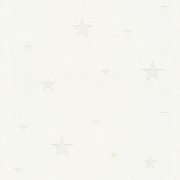 Moderní bílá vliesová tapeta s hvězdičkami 324401 z kolekce Il Decoro