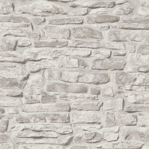Vliesová tapeta přírodní kámen, kamenná stěna, béžová, šedá, 388153 / Tapety na zeď 38815-3 Bricks & Stones (0,53 x 10,05 m) A.S.Création