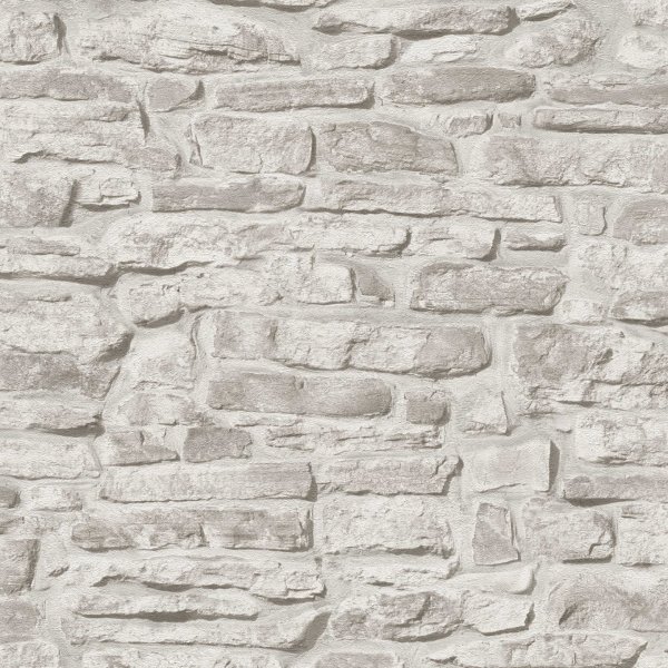Vliesová tapeta přírodní kámen, kamenná stěna, béžová, šedá, 388153 / Tapety na zeď 38815-3 Bricks & Stones (0,53 x 10,05 m) A.S.Création