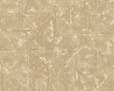 Vliesová tapeta 36974-5 béžovo-hnědá, metalická geometrická / Vliesové tapety na zeď 369745 Absolutely Chic (0,53 x 10,05 m) A.S.Création
