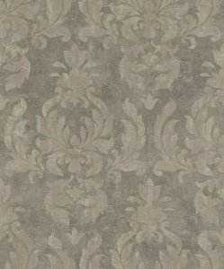 Vliesová tapeta 467444 barokní šedá / Tapety na zeď Vincenza (0,53 x 10,05 m) Rasch