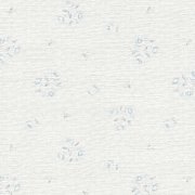Vliesová tapeta s jemným shabby chic květinovým vzorem - modrá, krémová, šedá - matná, mírně strukturovaná vliesová tapeta na zeď od A.S.Création z kolekce Maison Charme