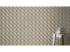 Vliesová tapeta černá, šedá - geometrická, retro 746532 / Tapety na zeď Indian style (0,53 x 10,05 m) Rasch