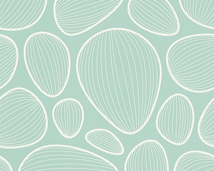 Vliesová tapeta 34122-3 modrá grafická / Tapety na zeď 341223 Contzen Artist No.1 (0,53 x 10,05 m) A.S.Création