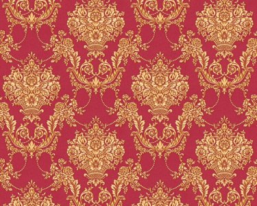 Vliesová tapeta 34492-2 zámecká červená zlatá / Tapety na zeď 344922 Chateau 5 (0,53 x 10,05 m) A.S.Création