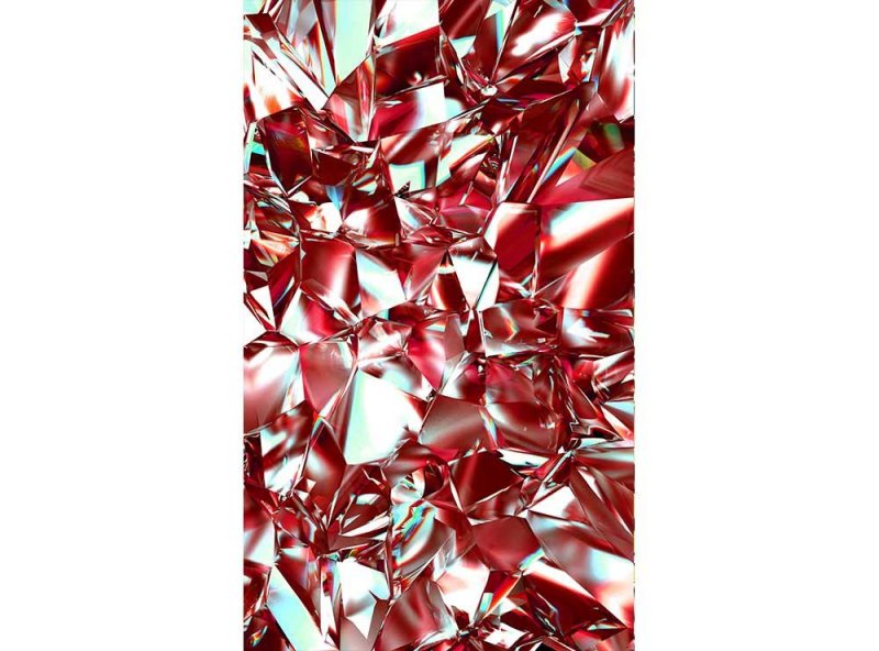 Vliesová fototapeta Červený krystal 150 x 250 cm + lepidlo zdarma / MS-2-0281 vliesové fototapety na zeď DIMEX