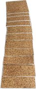 Samolepicí podlahové PVC čtverce korek (30,5 x 30,5 cm) DF0028 / samolepící vinylové podlahy - PVC dlaždice HCS deco