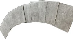 Samolepicí podlahové PVC dlaždice DECO FLOOR šedý beton se strukturou DF0030