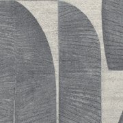 Vliesová tapeta s geometrickým vzorem, imitující listy, kombinace barev černá, béžová, šedá taupe - kolekce Stories of Life - německý výrobce A.S.Création