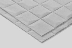 Samolepicí 3D dekorace imitace šedé kůže, kostky, rozměr 34 cm x  34 cm x 4-7 mm / obklad na stěnu LEA601