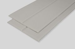 Samolepicí 3D dekorace imitace šedé kůže, pruhy, rozměr 22,5 cm x  69 cm x 4-7 mm / obklad na stěnu LEA603