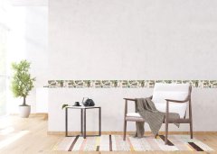 Samolepicí bordura džungle, gepardi (5 m x 13,8 cm) / Dekorativní samolepicí bordury AG Design WB8263
