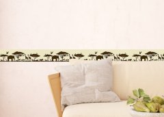 Samolepicí bordura džungle (5 m x 13,8 cm) / Dekorativní samolepicí bordury AG Design WB8265