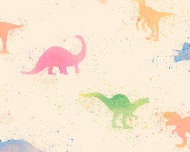 Vliesová tapeta do dětského pokoje Dino akvarel, vícebarevná 381461 / dětské tapety na zeď 38146-1 Little Love (0,53 x 10,05 m) A.S.Création