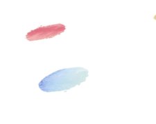 Pestré malované puntíky kombinaci různých barev - akvarel - matná hladká vliesová dětská tapeta od A.S.Création