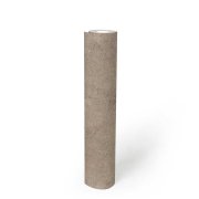 Strukturální hnědá vliesová tapeta imituje kámen, mramor či betonovou stěrku. Kolekce Desert Lodge od německého výrobce tapet A.S.Création