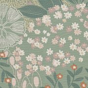 Vliesová tapeta retro, barevné rostliny 387401 / Tapety na zeď 38740-1 Nara (0,53 x 10,05 m) A.S.Création
